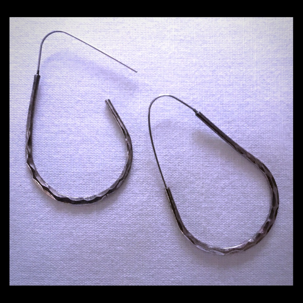 Kenneth Cole - Large tear drop hoops